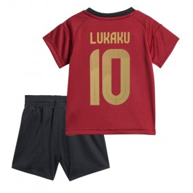 Belgium Romelu Lukaku #10 Replica Home Minikit Euro 2024 Short Sleeve (+ pants)